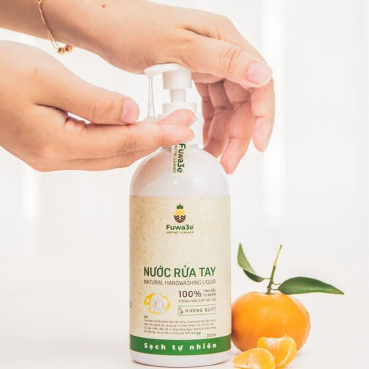Fuwa3e Eco-Enzyme Foaming Hand Soap – Pineapple Enzyme & Essential Oils, Hypoallergenic, Water-Saving, Chemical-Free, Safe for Sensitive Skin – 99% Plant-Based, Sustainable & Eco-Friendly